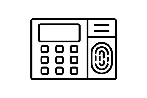 Fingerprint Scanner Outline Icon Graphic by Maan Icons · Creative Fabrica