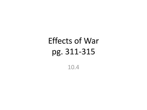 Wilson, War and Peace pg CH ppt download