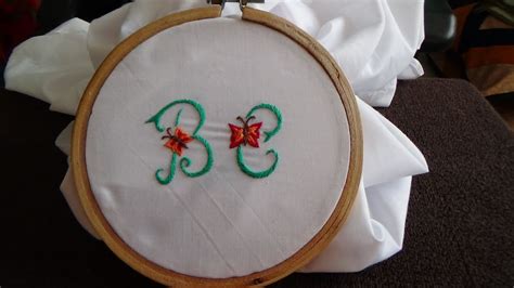 Hand Embroidery: Embroided Letters - YouTube