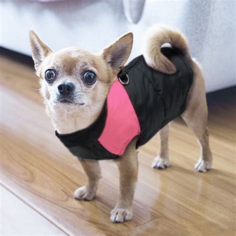 Waterproof Dog Coats Winter Warm Clothes Padded Jackets for Small Dogs ...