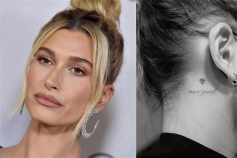 Hailey Bieber - Queen of Tiny Tattoos