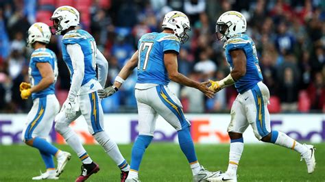 Look: Los Angeles Chargers sport new primary uniforms for media day