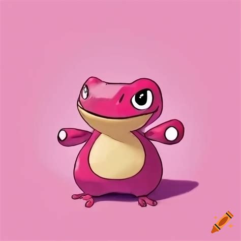 Pink frog pokemon