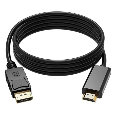 1m DisplayPort to HDMI Cable