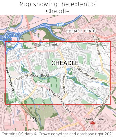 Where is Cheadle? Cheadle on a map