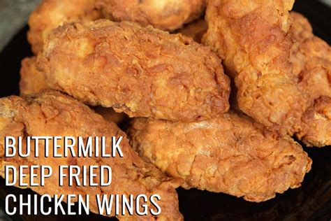 Buttermilk Deep Fried Chicken Wings Recipe