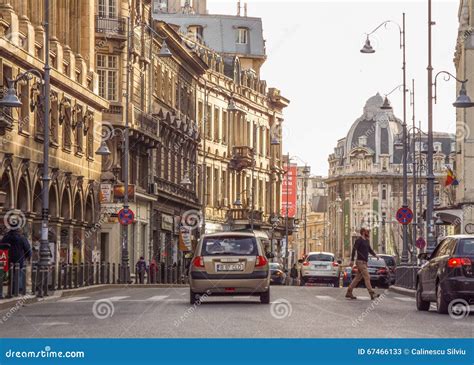 Calea Victoriei, Bucharest editorial stock photo. Image of aerial - 67466133