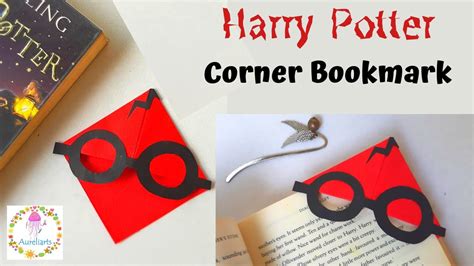 Harry Potter Corner Bookmark | Corner Bookmarks | Back to School Crafts | Aureliarts - YouTube