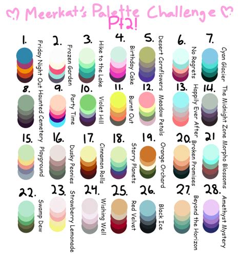 Color Palette Challenge! CLOSED | Fandom