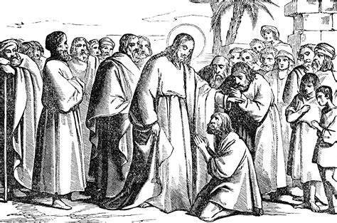 Jesus Heals a Leper | ClipArt ETC