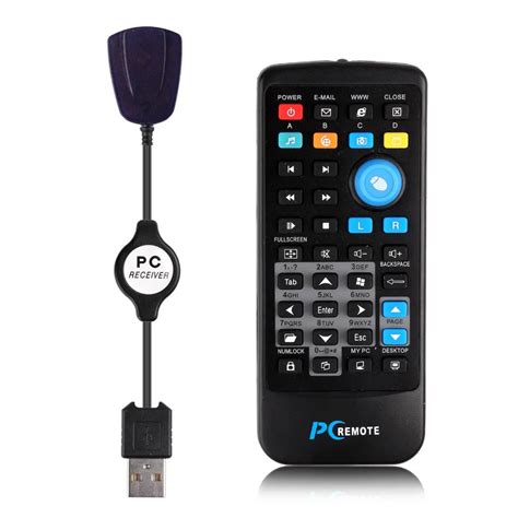 USB Media IR Wireless Mouse Remote Control Controller USB Receiver For ...