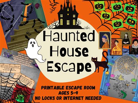 Kids Escape Room. Haunted House Party Game | Fun Kids Escape Room Kit ...