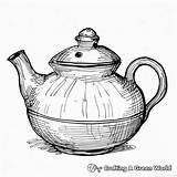 Teapot Coloring Pages  Free & Printable sketch template