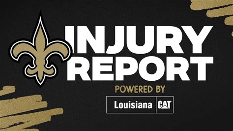 Saints Thursday Injury Report: 2023 Week 6 vs. Houston Texans