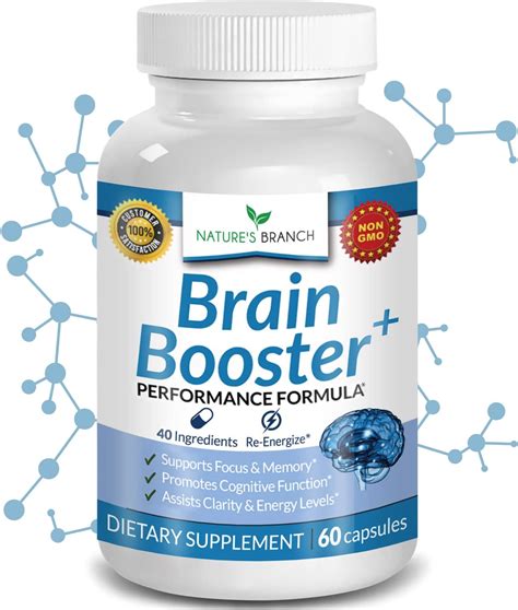 Buy Advanced Brain Booster Supplements - 40 Ingredients Memory Focus & Clarity Vitamins Plus ...