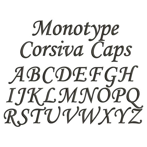 Monotype Corsiva | Lettering fonts, Types of lettering, Lettering