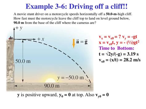 PPT - Projectile Motion Examples PowerPoint Presentation, free download - ID:6592614