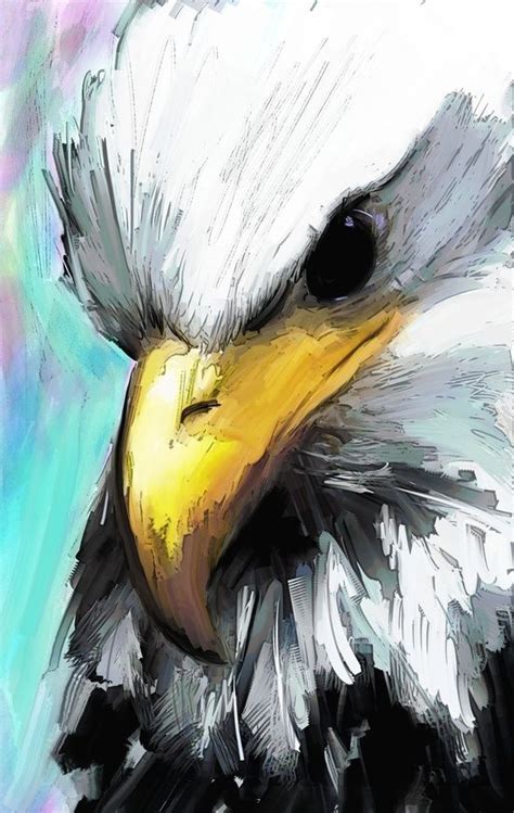 Eagle Art Print by Rich Okun | Society6 | Eagle art, Eagle painting, Art painting