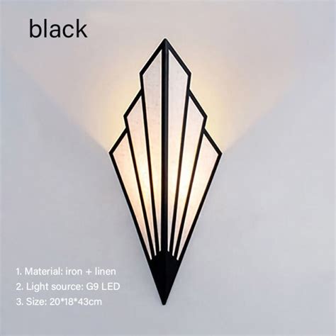 Triangle Shape Wall Lamp E27 LED for Bedroom Living Room Study Lighting Fixture Corridor Stairs ...