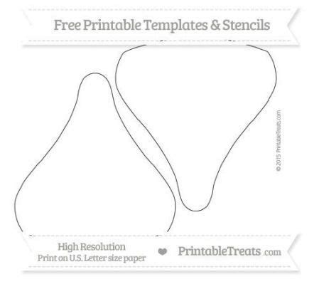 Printable Hershey Kiss Template