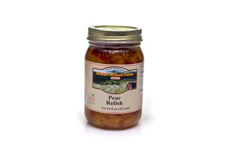 Pear Relish - 16 oz - Hillside Orchard Farms