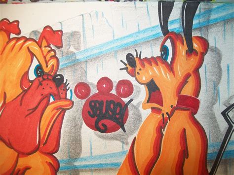 #waltdisney #drawing by pause carrero #fineart #colorpencil #draw #pluto | Drawings, Graffiti, Art