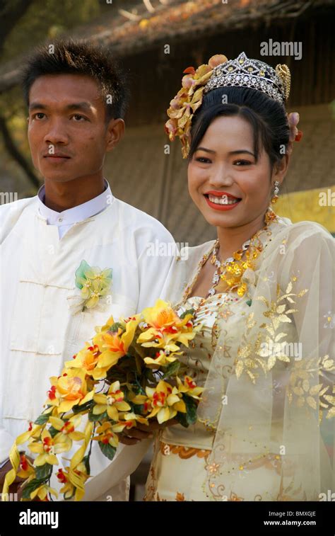 Myanmar, Burmese Wedding Stock Photo - Alamy