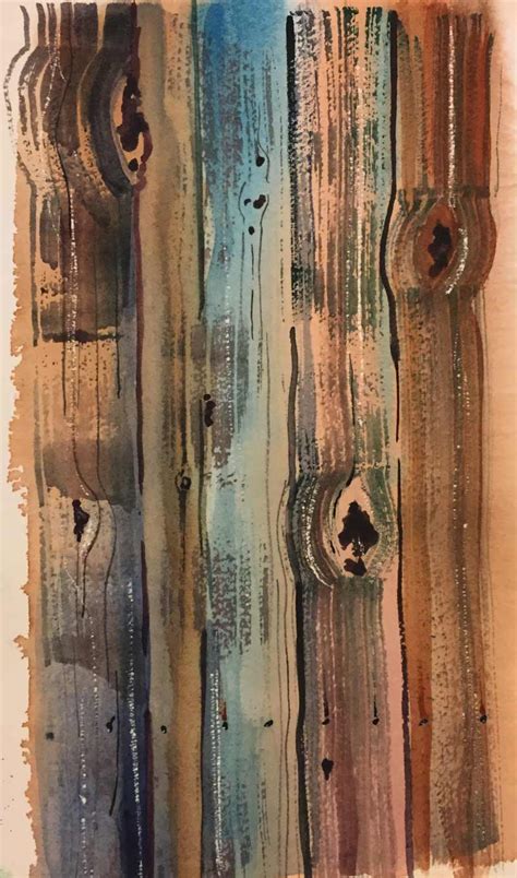 Creating Wood Texture In Watercolor Painting - P.J. Cook Artist Studio