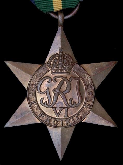 The Pacific Star, WW2 Campaign Medal ( British )