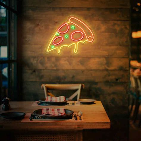 Pizza neon sign