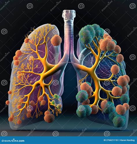 A Conceptual Image of the Human Respiratory System, Illustrating the ...