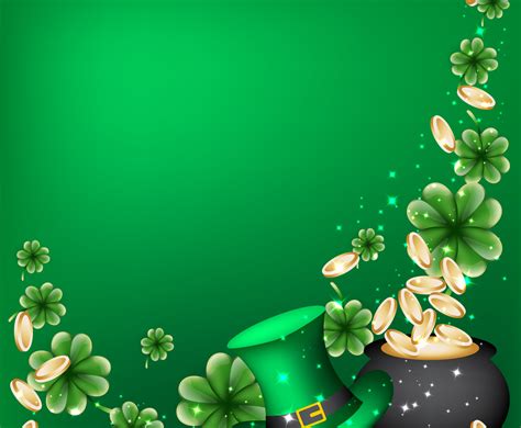 Background Of Saint Patricks Day With Leprechaun Hat