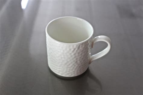 White Coffee Mug - Table Manners