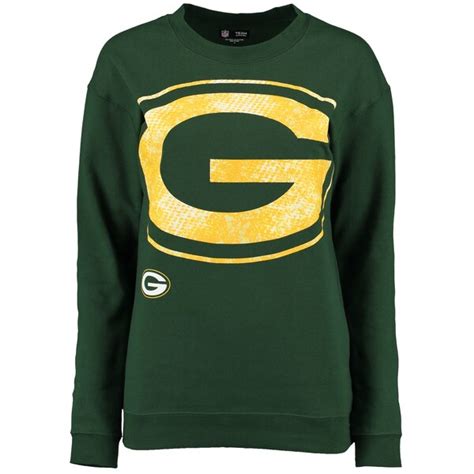 Women's Green Bay Packers 5th & Ocean by New Era Green Athletic Fleece ...