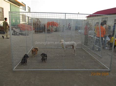 10x10x6 Foot Classic Galvanized Outdoor Dog Kennel - Buy Fence Dog ...