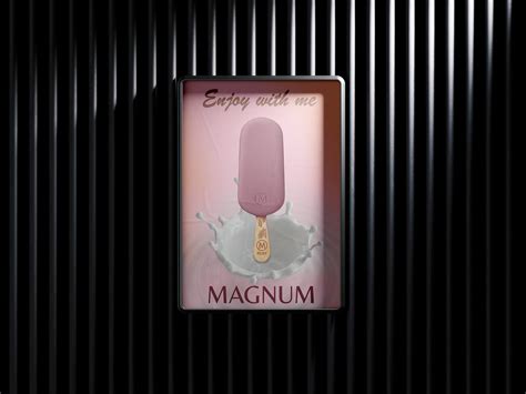 Magnum Ice Cream Poster Design :: Behance