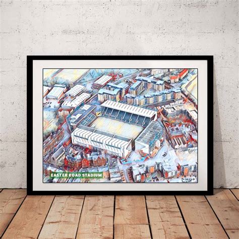 Easter Road Stadium | Pink Gorilla Wall Art