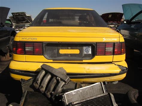 Junkyard Find: 1991 Hyundai Scoupe | The Truth About Cars