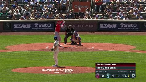 Shohei Ohtani strikes out swinging.