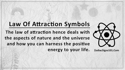 Law Of Attraction Symbols: A Positive Life - ZodiacSigns101