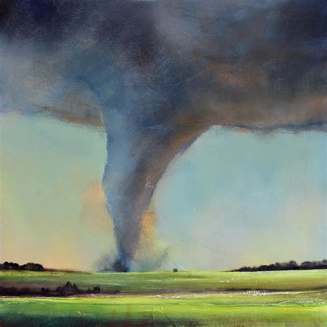 Tornado Touchdown Painting by Toni Grote