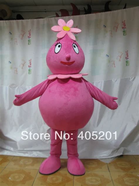 POLYFOAM high quality cartoon mascot costume yo gabba gabba foofa mascot costume foofa costumes ...