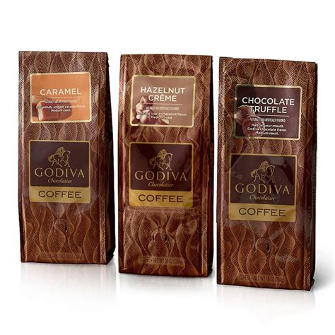 Godiva Ground Coffee Variety Set | Godiva chocolatier, Blended coffee ...