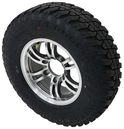 Westlake ST235/75R15 Off-Road Trailer Tire w 15" Jaguar Aluminum Wheel ...