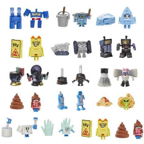 Transformers Toys BotBots Series 6 Custodial Crew & Pet Mob 8-Pack Bundle– 2-In-1 Collectible ...