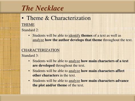 PPT - The Necklace PowerPoint Presentation, free download - ID:3925039