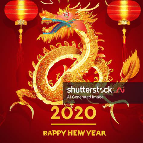 Chinese New Year 2024 Themed Greeting AI-generated image 2390315089 ...