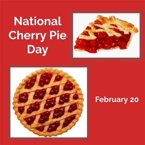 Copy of national cherry pie day | PosterMyWall