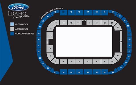 Seating Charts | Ford Idaho Center