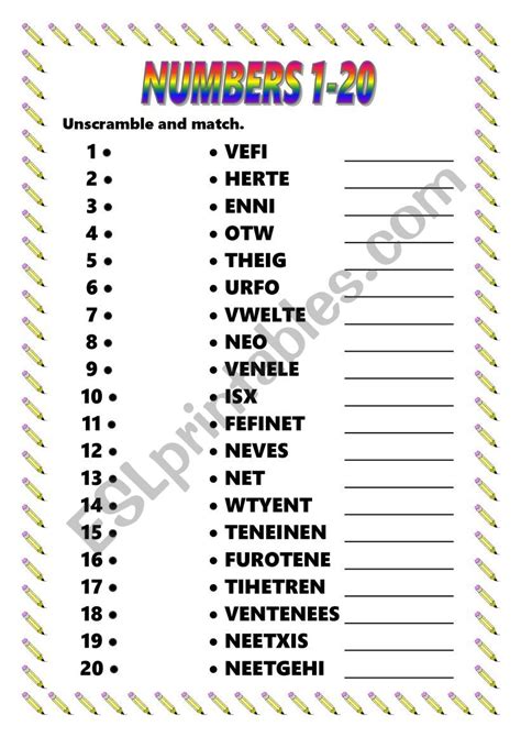 action verbs unscramble the words esl worksheets for kids - sports verbs esl unscramble the ...